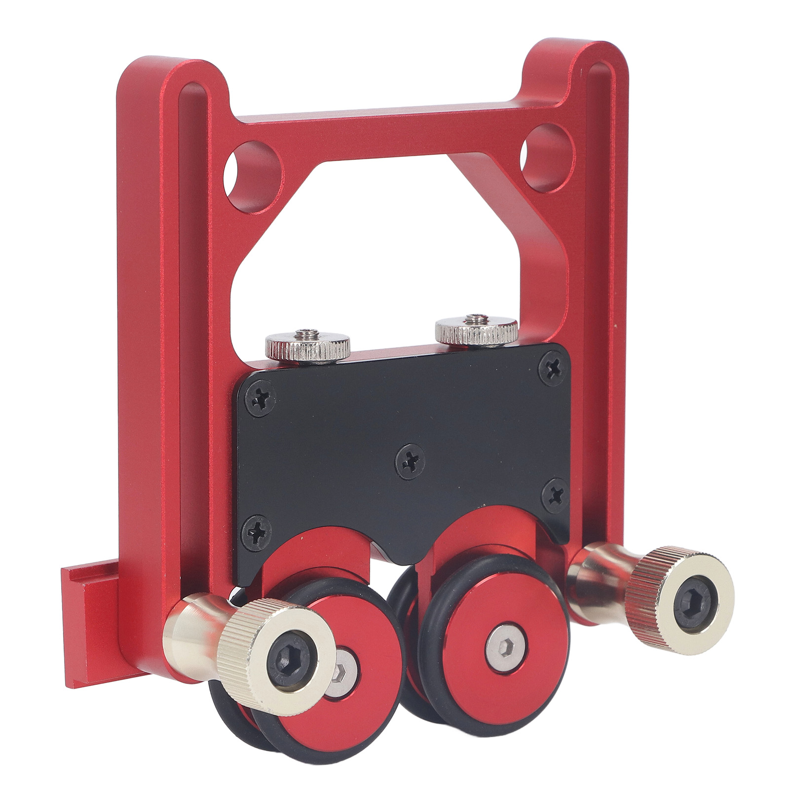 Table Saw Stock Roller Woodworking Double Wheel Sliding Feeding Guide Roller Feather Board Auxiliary Tool