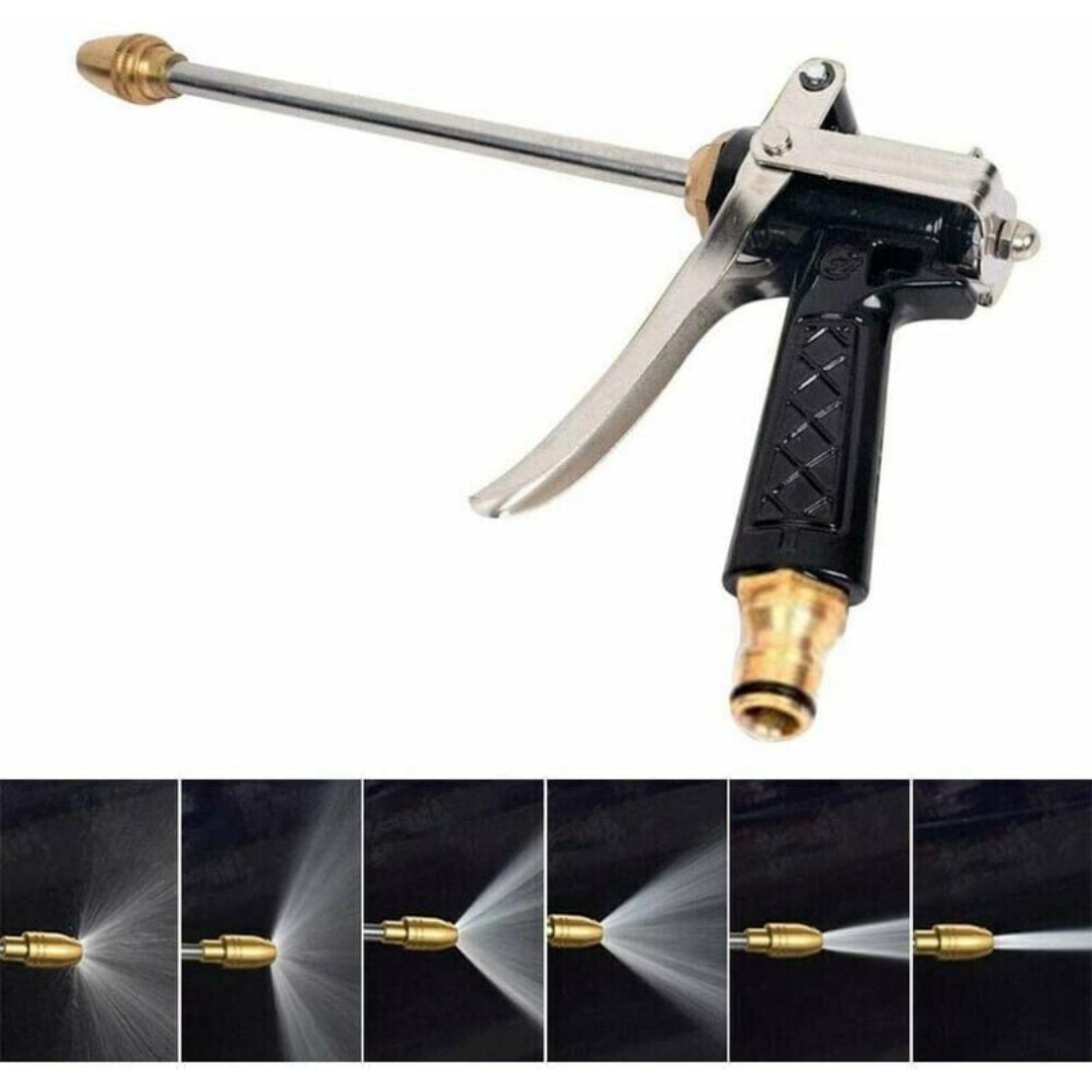 High Pressure Cleaning Gun - Watering Gun - Metal Nozzle - High Pressure Cleaning Gun - 360degrees  Rotating Water Jet