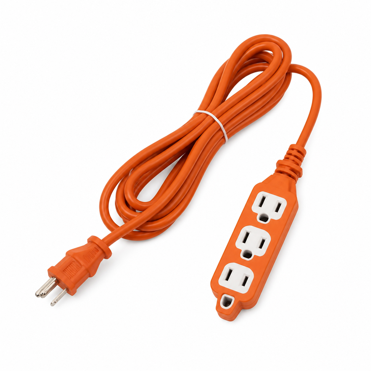 Main product image of 3m Grounded Power Extension Cord, 1-to-3 Outlet, Indoor/Outdoor