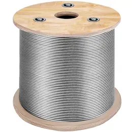 Product image of T316 Stainless Steel Cable, 1/8 inch, 7x7, 152M