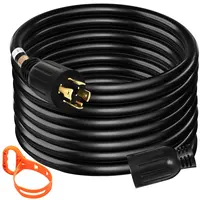 Product image of Generator Extension Cord, 50 ft, 30A, 10 AWG, SJTW, NEMA L14-30P, 125/250V