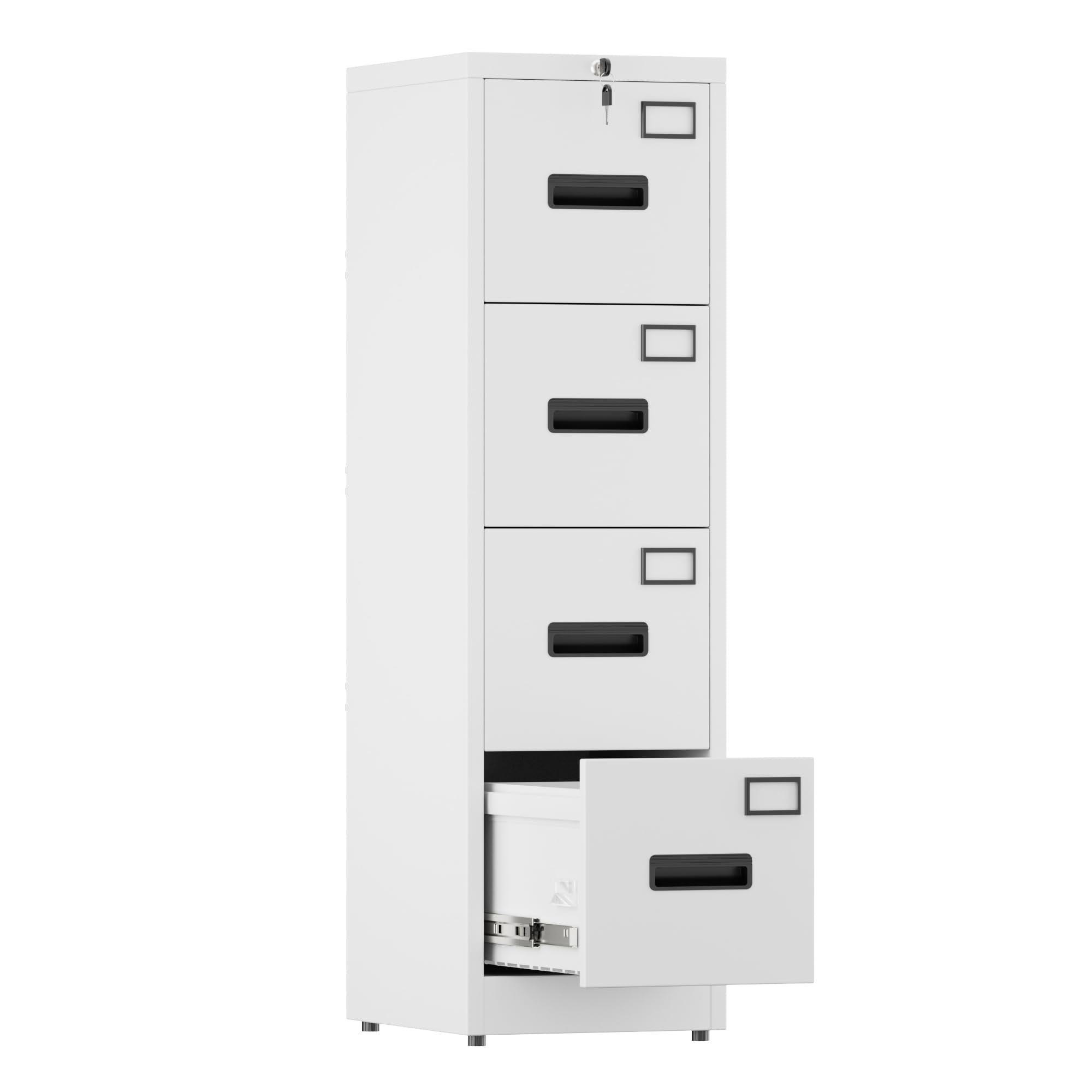 Main product image of Aobabo 4-Drawer Vertical Metal File Cabinet with Lock