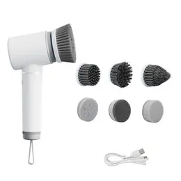 Product image of Cordless Rechargeable Electric Spin Scrubber, 6-Head Kit