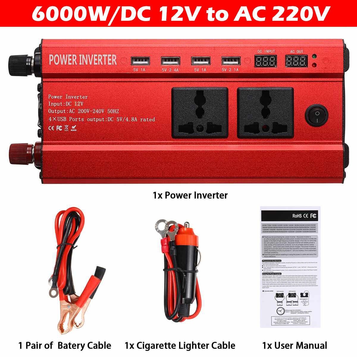Main product image of Vehicle Power Converter with UK Type Socket
