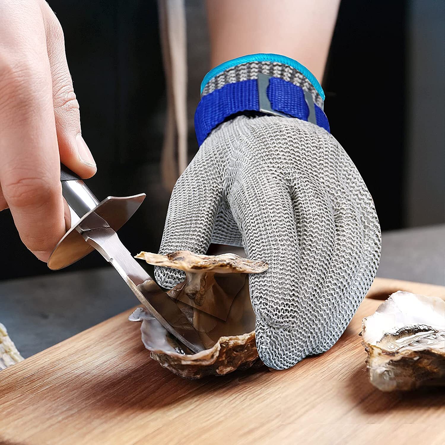 Main product image of Safety Cut Proof Glove Stainless Steel Mesh Butcher Stab Resistant Metal Gloves