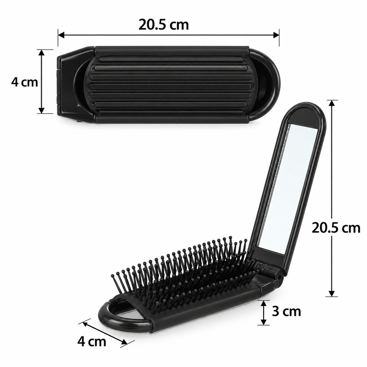 Main product image of Brush Mirror Foldable Elongated