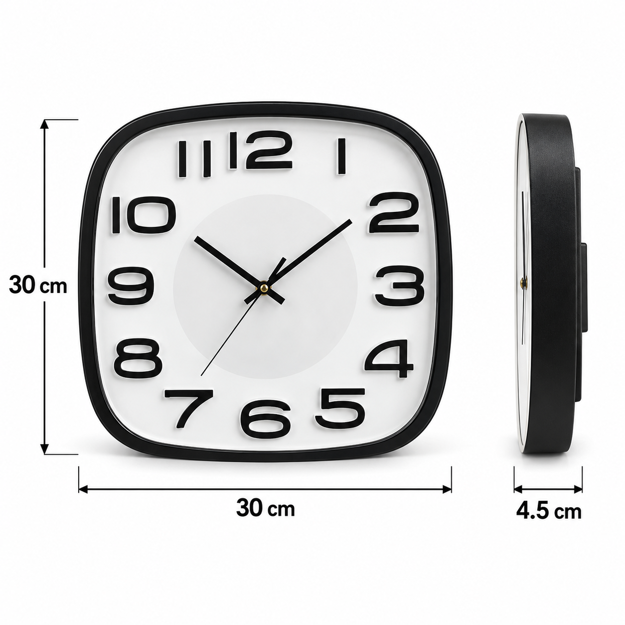 Main product image of Clock Square 30x30cm Assorted 2