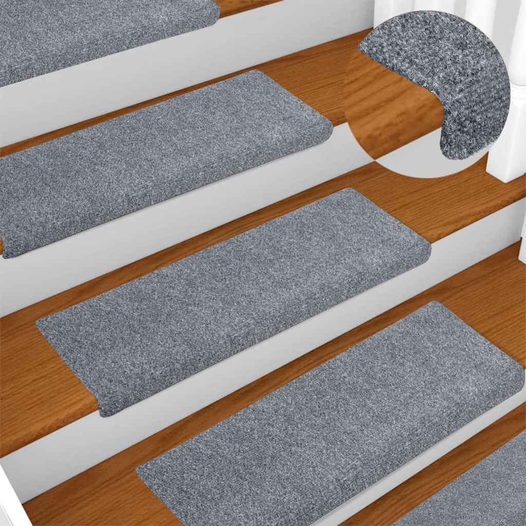 Self-Adhesive Stair Mats, 15 Pieces, 65x Rectangular Edge
