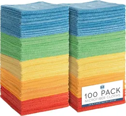 Product image of Multi-Purpose Microfiber Cleaning Cloths, Reusable, 11.5 x 11.5 inches