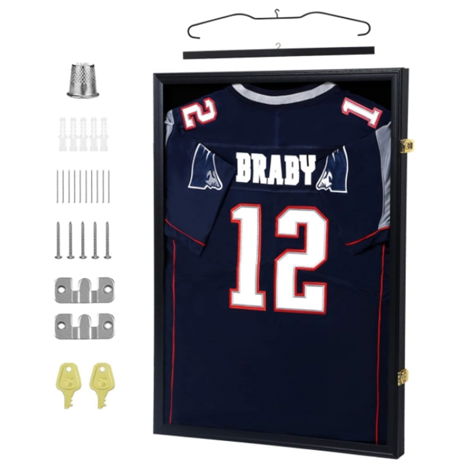 Main product image of Large Lockable Wall Mounted Jersey Display Case