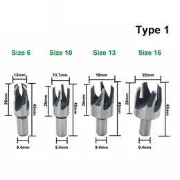 Claw Type Round Dowel Drill Carbon Steel Cork Cutter