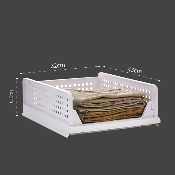 Wardrobe Clothing Classification, Multi-Layer Storage And Sorting Artifact, Foldable High And Low Folding Clothes Board