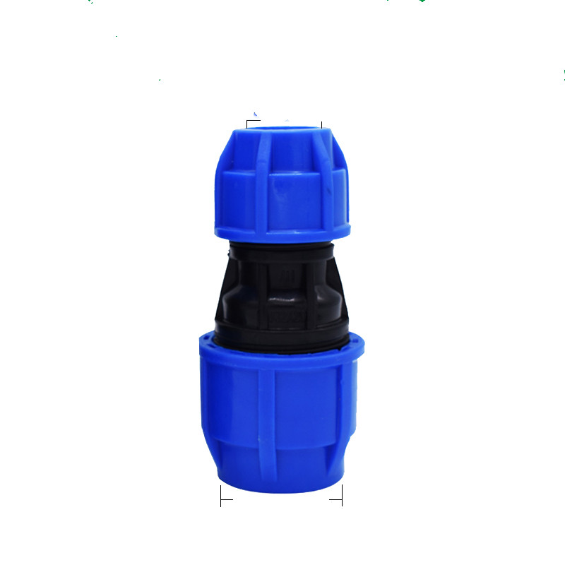 PE quick connect pipe fitting plastic joint quick connect pipe fitting non hot melt water pipe direct quick connect movable joint 25 inch