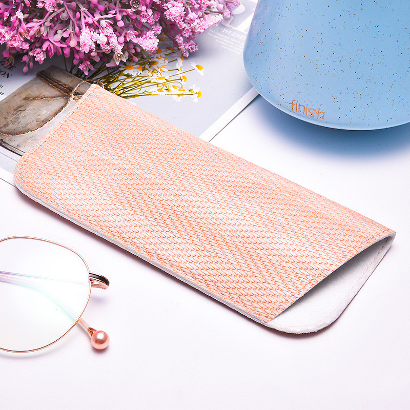Portable Glasses Bag Sunglasses Bag Simple Female Models Small Fresh Eye Bag Storage Bag Closed Sunglasses Bag Male