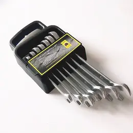 72 Teeth Polished Chrome Plated Hexagon Wrench Set