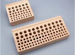 Product image of Handmade Leather Goods Diy46 Hol  98 Hole Punch Ling Cut Beech Wood Leather Carving Printing Tool Holder Multifunctional Storage Table