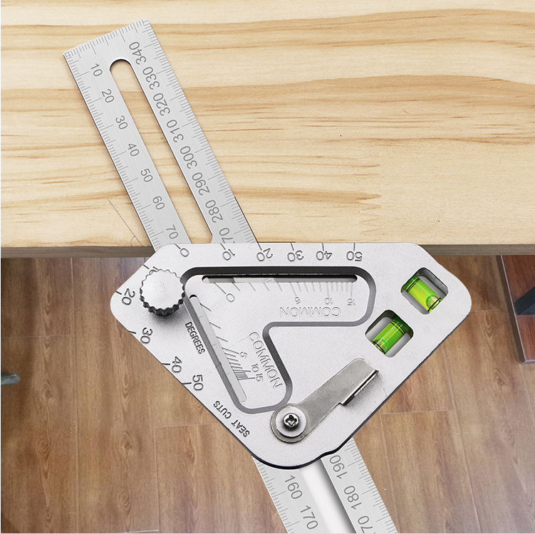 Triangular Level Multifunctional Woodworking Triangle Ruler Angle Ruler Revolutionary Carpentry Tool Measuring Tools