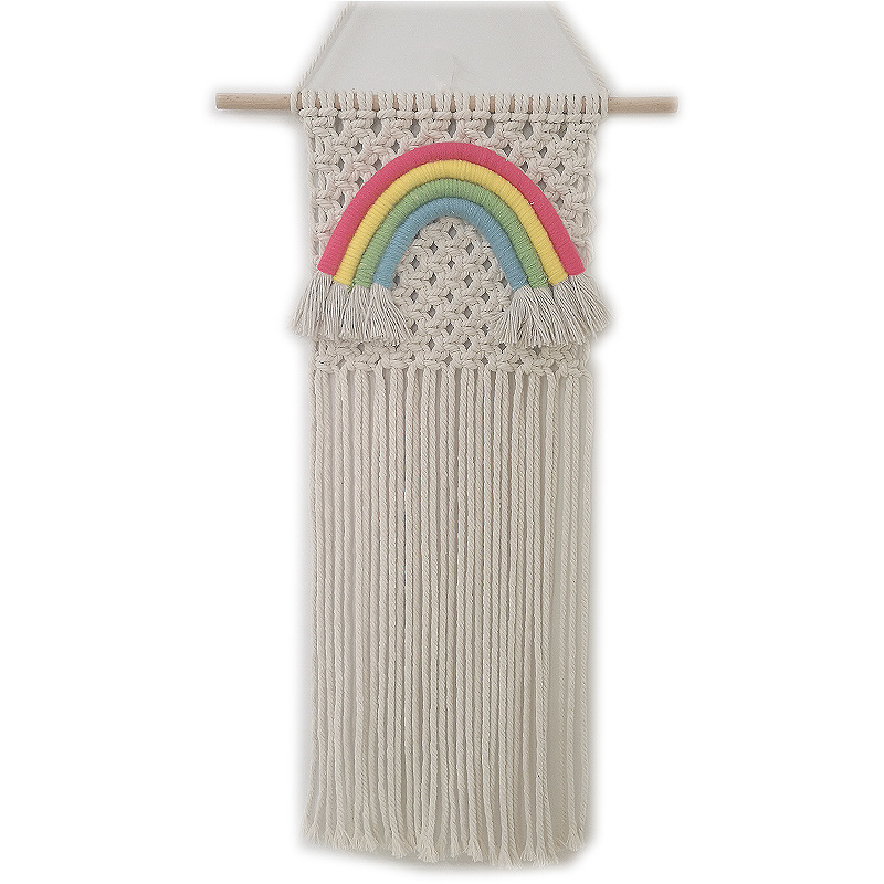 Macrame Rainbow Hand-woven Tapestry Nordic Style