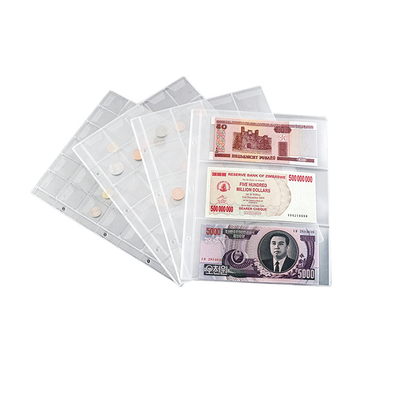 Loose Leaf In Coin Collection Album Stamp Album, Stamp Album, Coin Loose Leaf