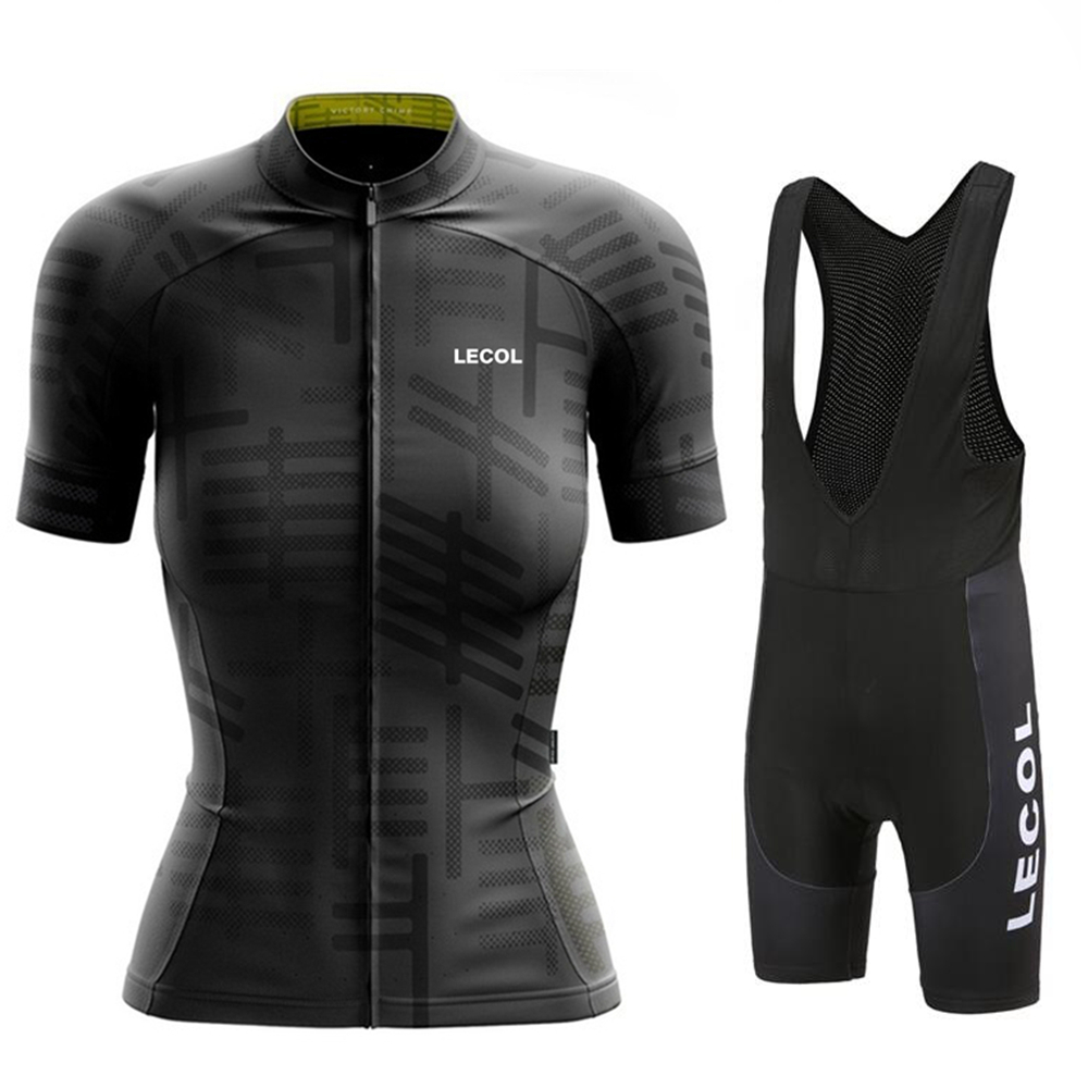 Summer Short-Sleeved Suspenders Cycling Jersey Suit Mountain Biking Road Team