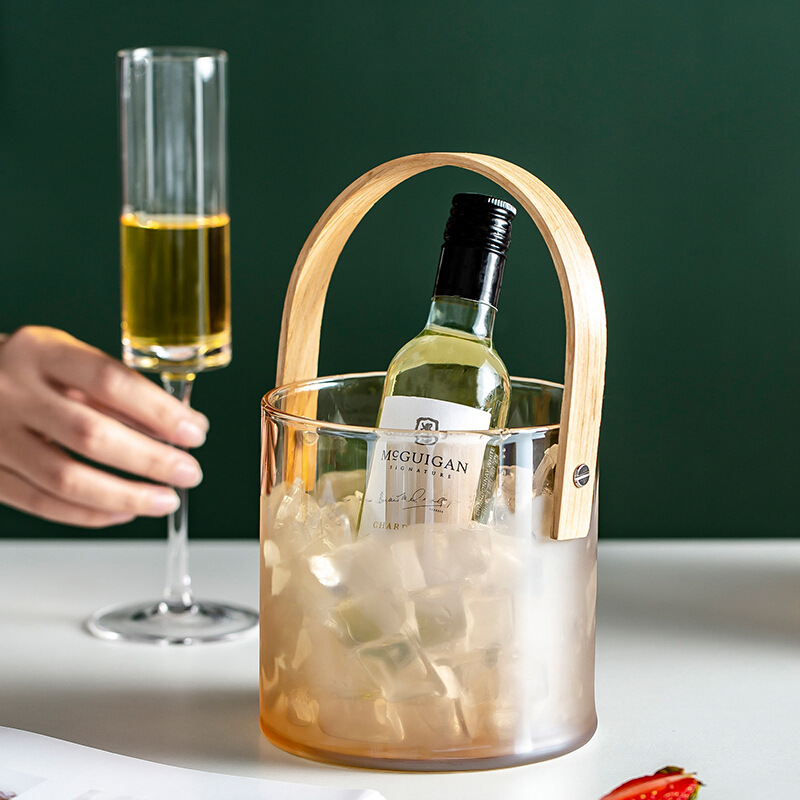 Portable Glass Basket Household Snack Storage Tray