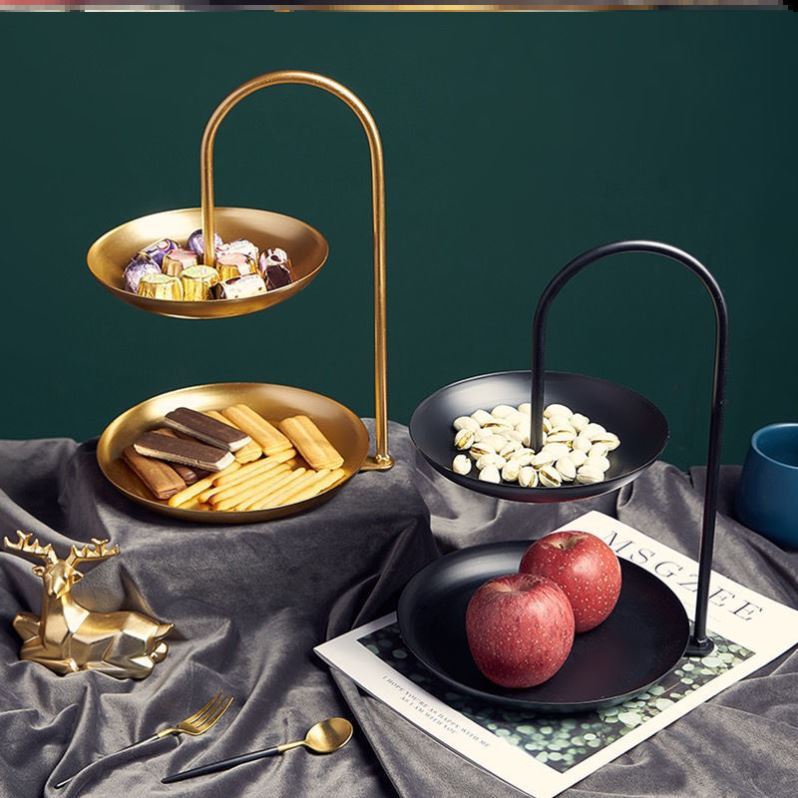 Brass Tray Storage Neoclassical Display Stand