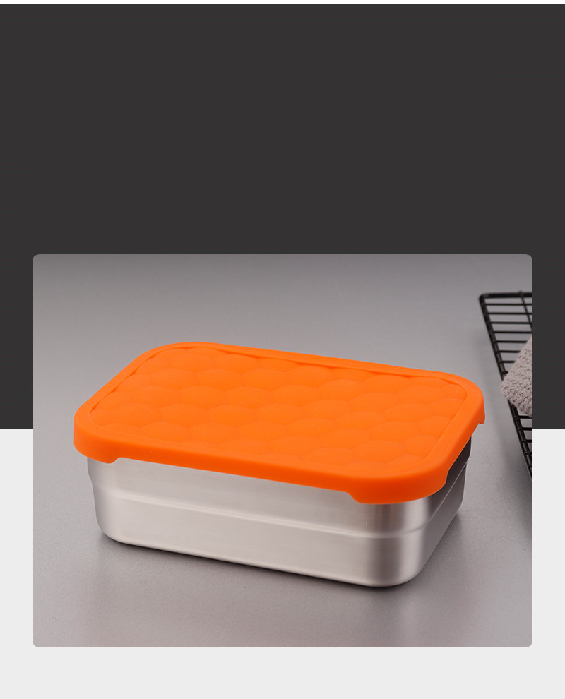 Household Fashion Stainless Steel Fresh-keeping Box