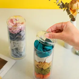 Pull Out Dustproof Transparent Hair Ring Storage Box