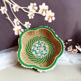 Nordic Vintage Twine Hand-woven Storage Basket