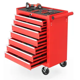 7-Drawer Rolling Tool Cabinet for Workshop Storage