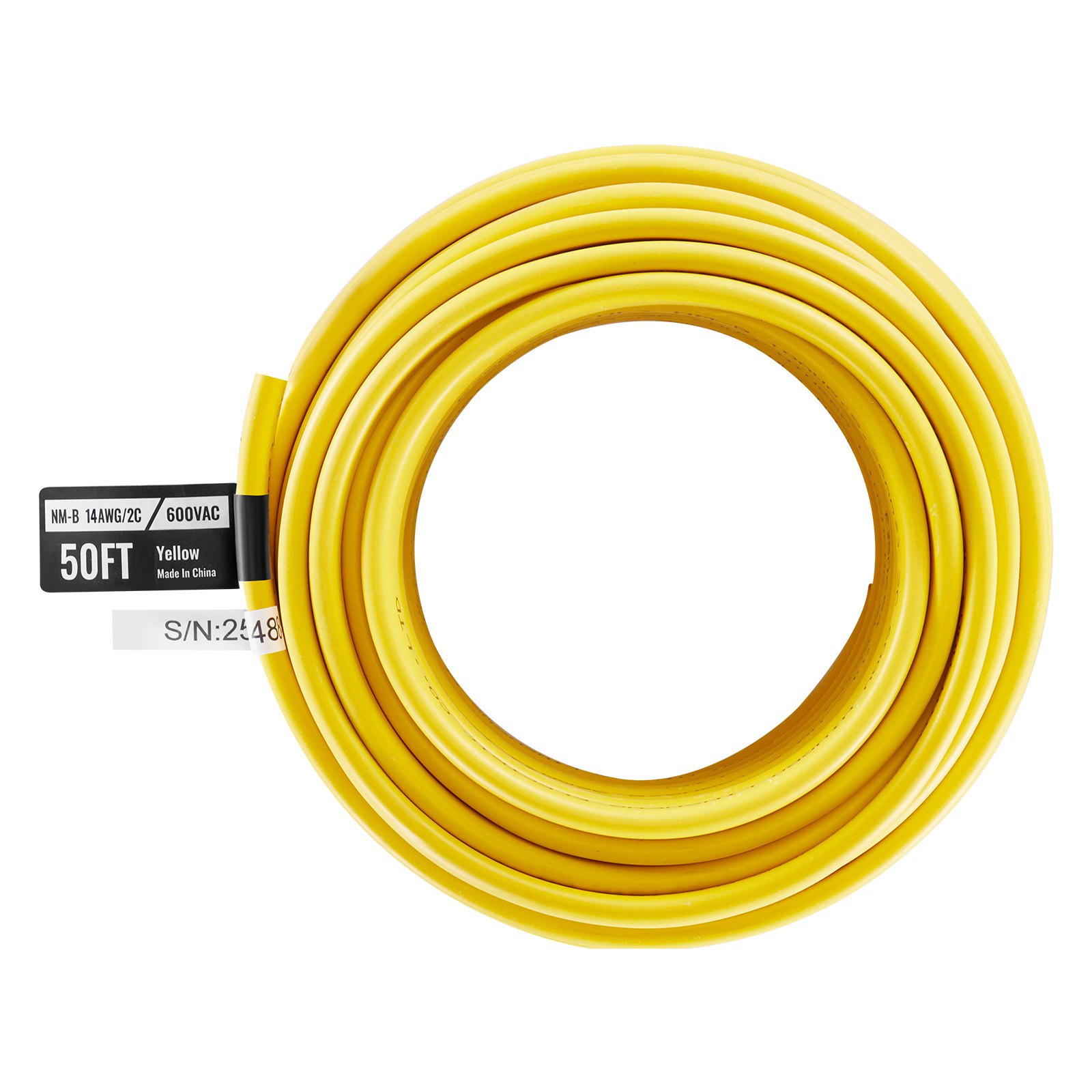 NM-B Wire 14AWG'2C Copper Core Cable 50 Ft Electrical Wire With Ground