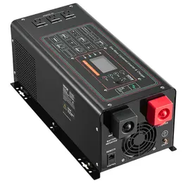 3000W Pure Sine Wave Inverter Charger, DC 24V to AC 120V
