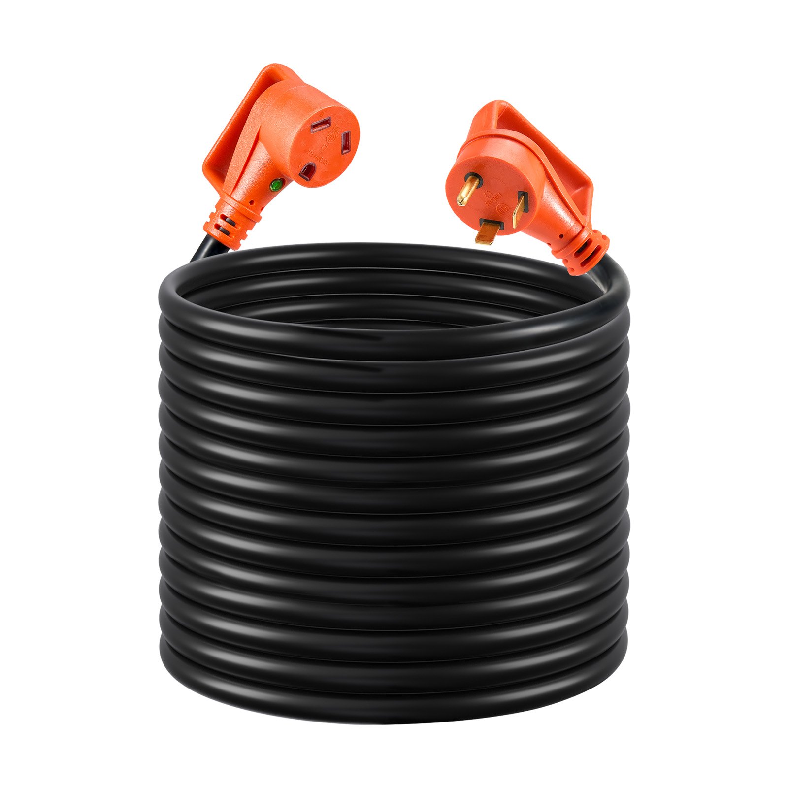 Main product image of 100 FT 30A RV Extension Cord STW 10AWG/3 NEMA TT-30P/TT-30R ETL Listed