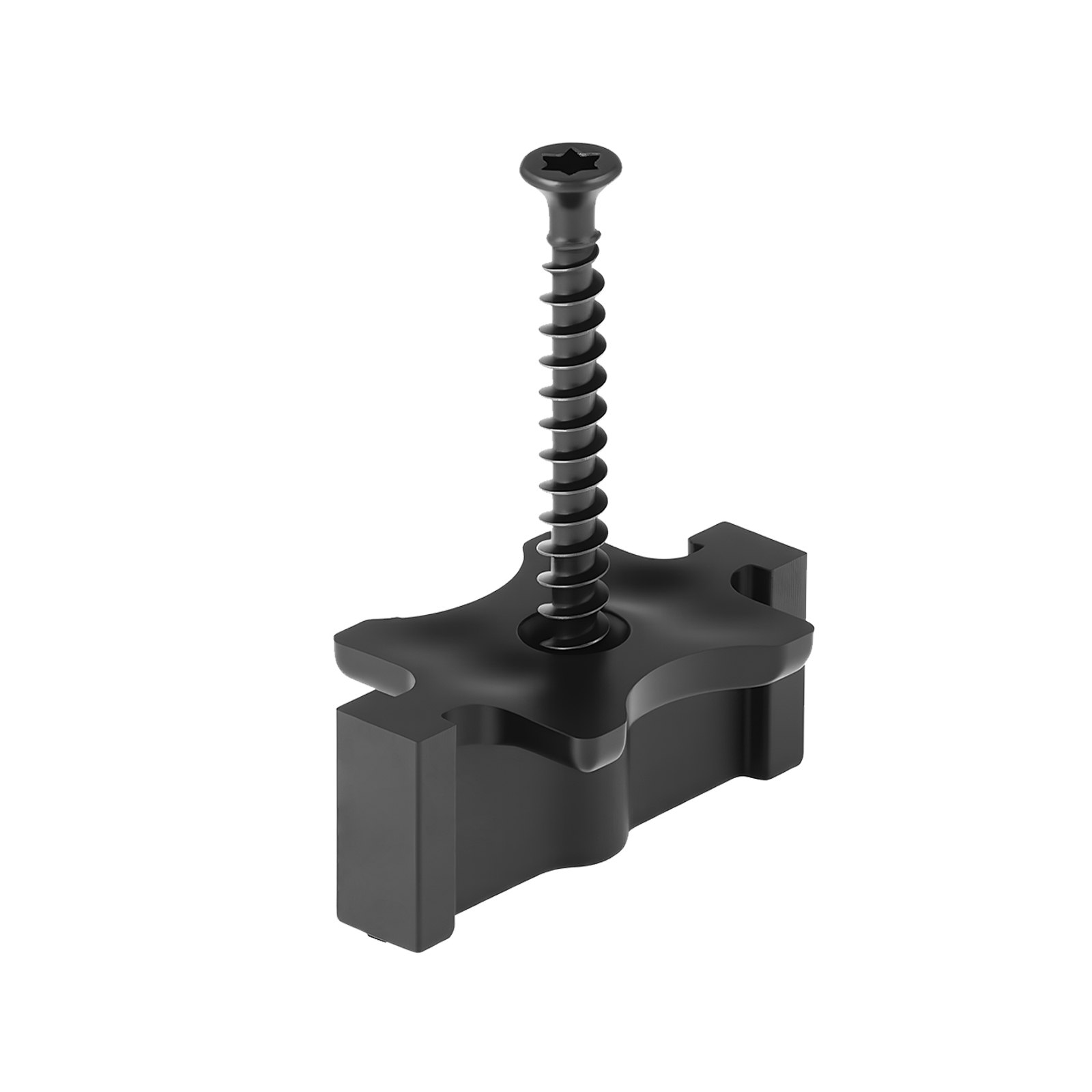 500PCS Hidden Deck Fasteners For Composite Decking Universal T Clips Black