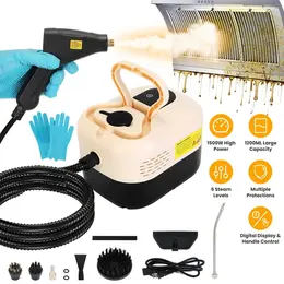 Product image of 1500W Handheld High Pressure Steamer, 1200ML Tank, 6 Levels, Digital Display