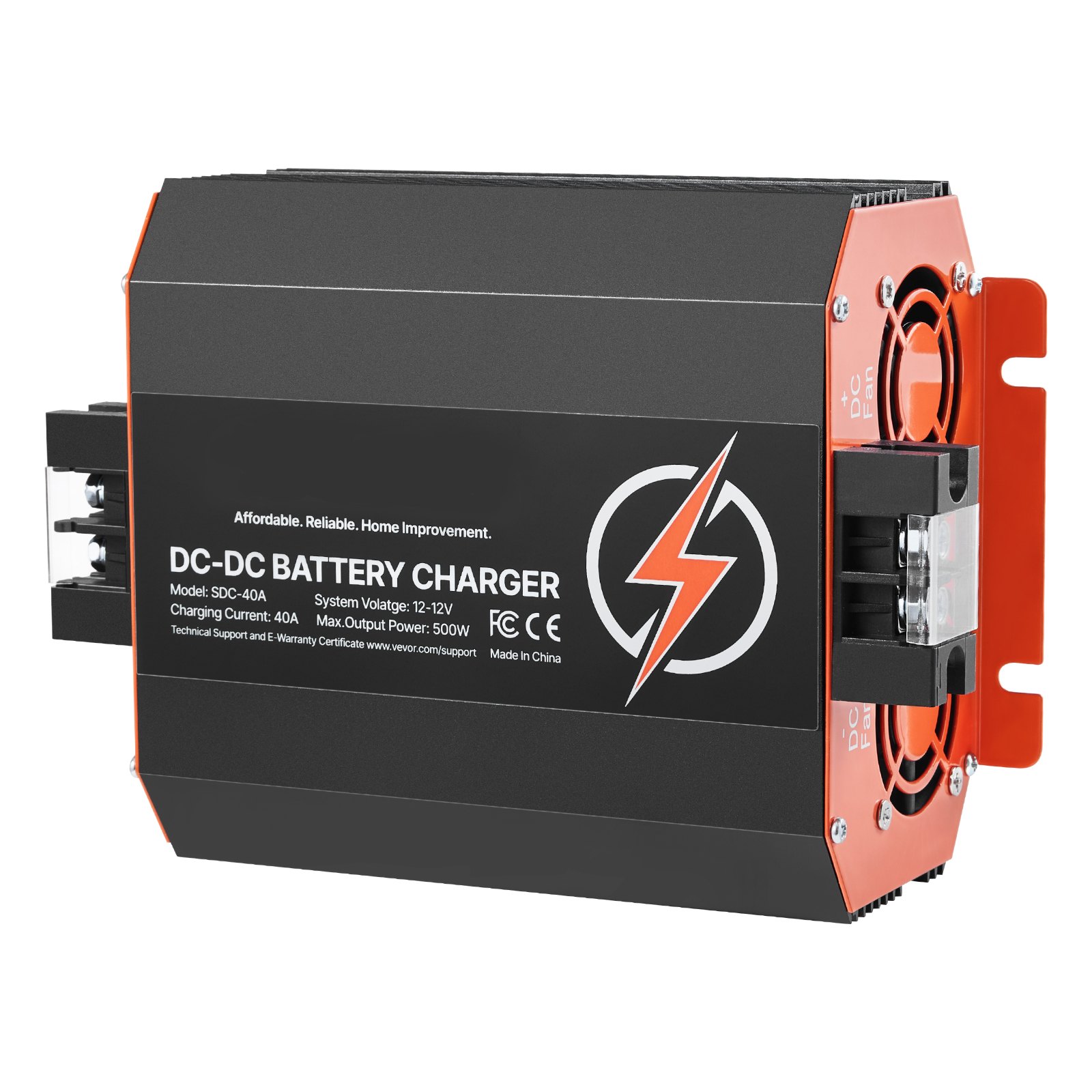Main product image of 12V 40A DC To DC Charger Battery Charger 500W For Lead-Acid And Lithium AGM GEL
