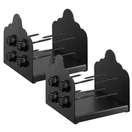 2 Pack 8x8 Post Base Brackets Wood Fence Post Anchor Inner Size 7.9x7.5 Inch