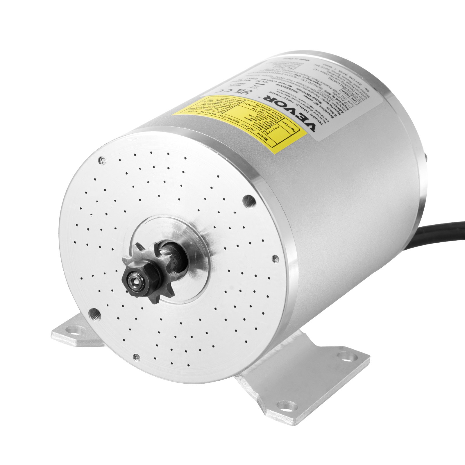 3000W Electric Brushless DC Motor Kit 72V 4900rpm Motor With Speed Controller