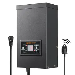 300W Low Voltage Landscape Transformer With Timer And Photocell Sensor, Waterproof Landscape Lighting Transformer, 120V AC To 12V/14V AC For Outdoor, Spotlight, Pathway Light, Pool Light, ETL