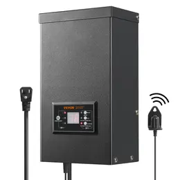 600W Waterproof Landscape Transformer, Timer, Photocell, 120V AC to 12V/14V AC, ETL