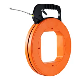 Product image of Fiberglass Fish Tape Wire Puller, 200ft x 3/16in, with Plastic Case