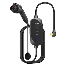 Level 2 EV Charger Portable Charger 32A 240V NEMA 14-50P With 25 Ft Cable