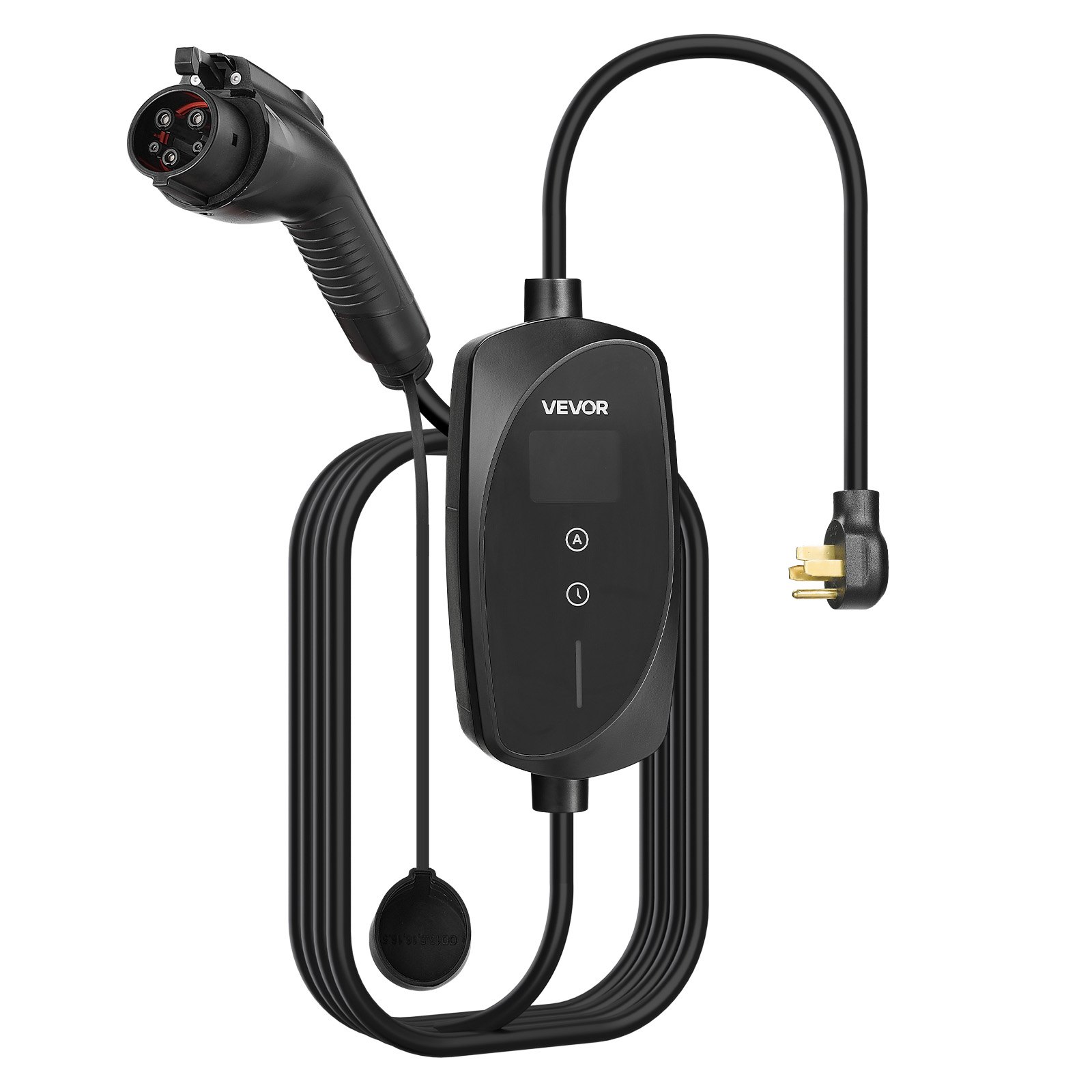Level 2 EV Charger Portable Charger 40A 240V NEMA 14-50P With 25 Ft Cable