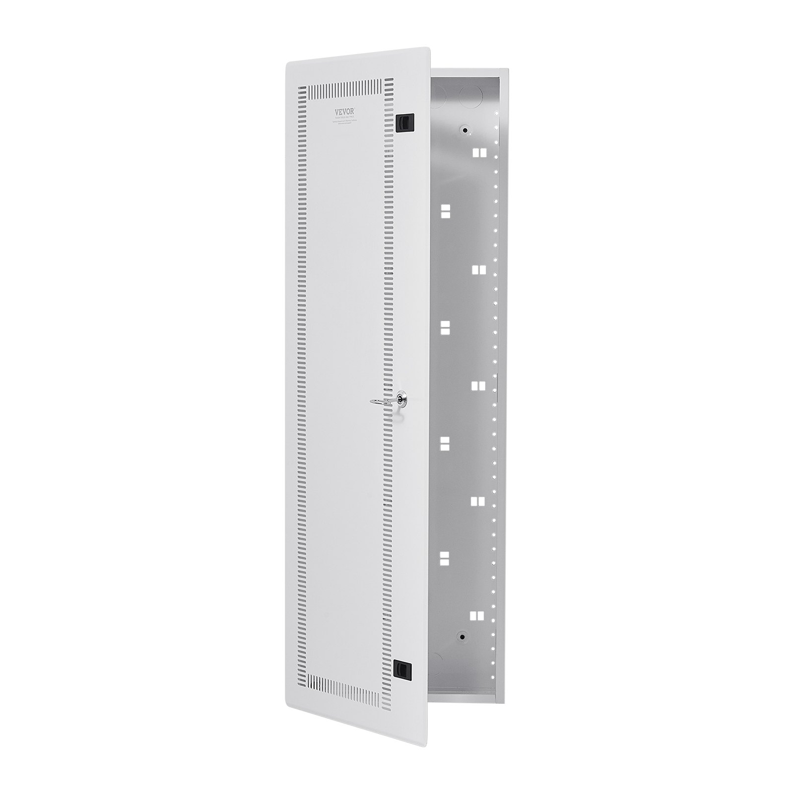 Structured Media Center Enclosure 42 In With Vented Hinged Door Cable Management