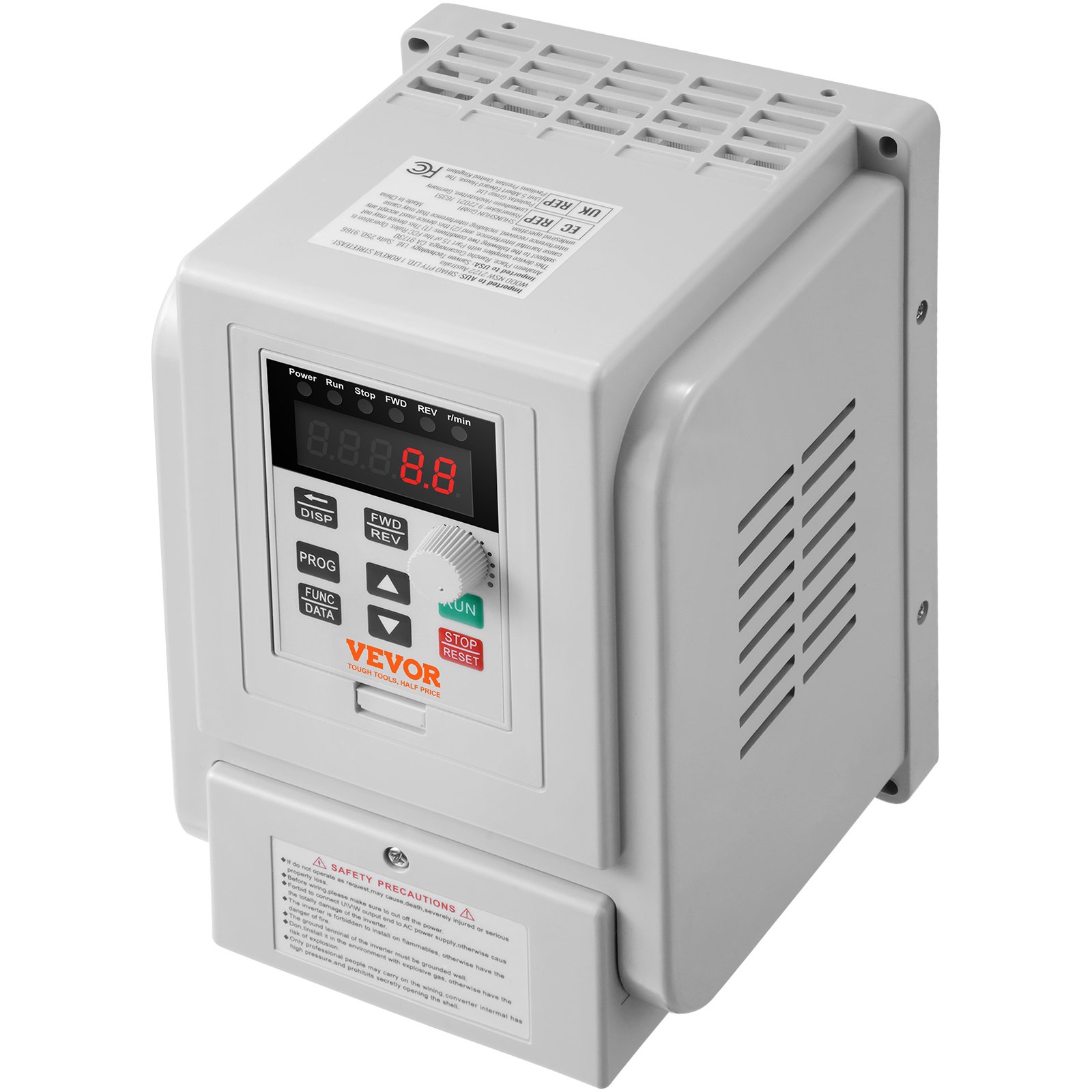 VFD 2.2KW 10A 3HP Variable Frequency Drive For 3-Phase Motor Speed Control