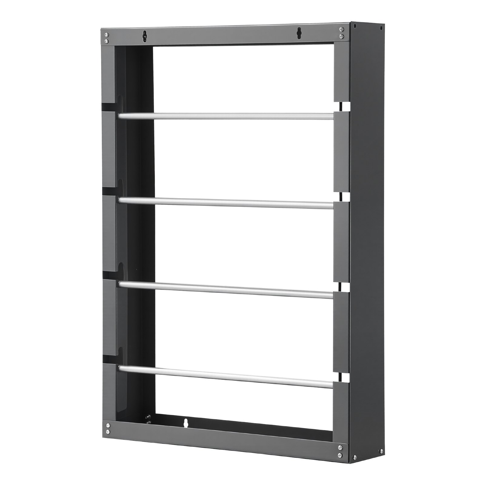 Wire Spool Rack 4 Adjustable Rods Spool Holder Wall Mounted 150 Lbs Capacity