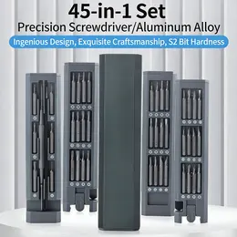 45 In 1 Precision Screwdriver Set, Professional Small Screwdriver Set With Metal Case, Magnetic Repair Tool Kit