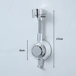 Bathroom shower bracket-silver-ABS+ silicone + metal-1 piece