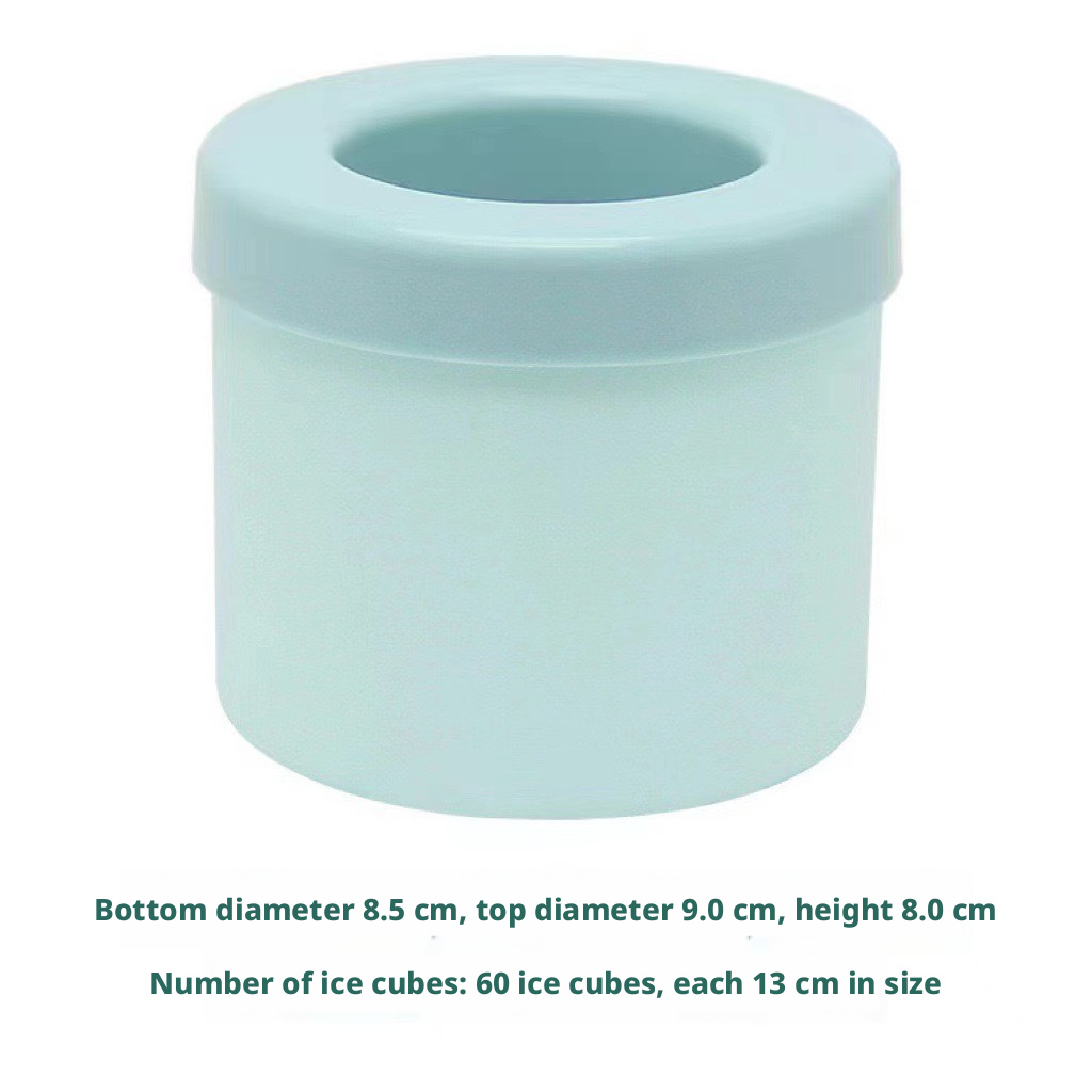Silicone ice cylinder-blue-1 piece