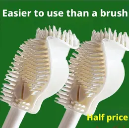 Long-handle silicone brush-white-1 piece